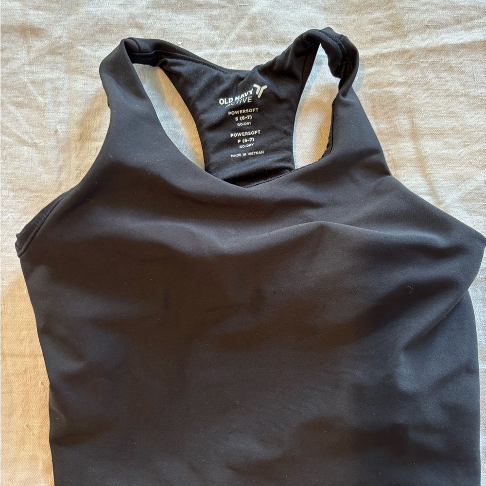 Old Navy Black PowerSoft Tank